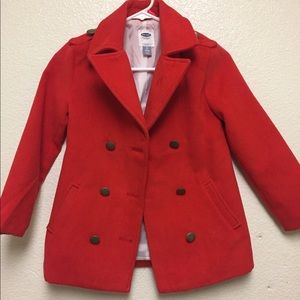 Red Girl’s Peacoat